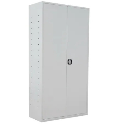 Fiset metalic, Eco I A177, gri deschis, 2 usi, 90 x 40 x 180 cm